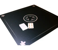 Tapis Meeple noir Multijeux 60x60 cm