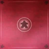 Tapis Meeple rouge Multijeux 60x60 cm