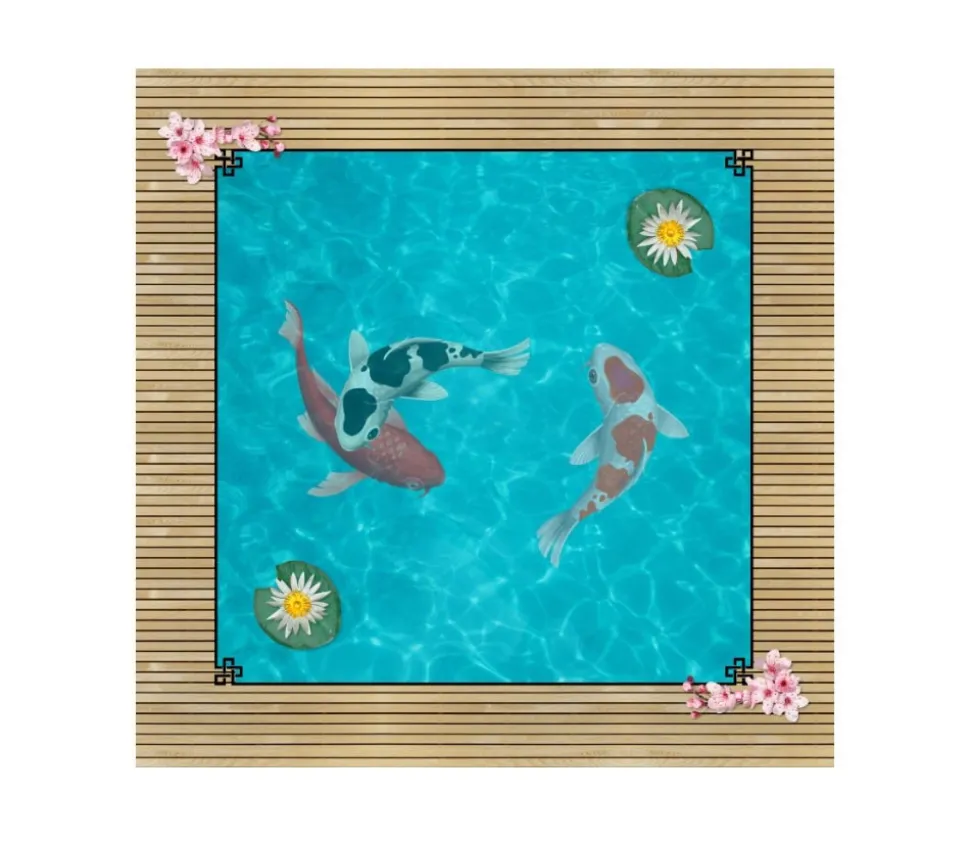 Tapis Multijeux 40x40 cm bassin japonais