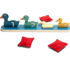 Tir aux canards en bois - chamboule tout