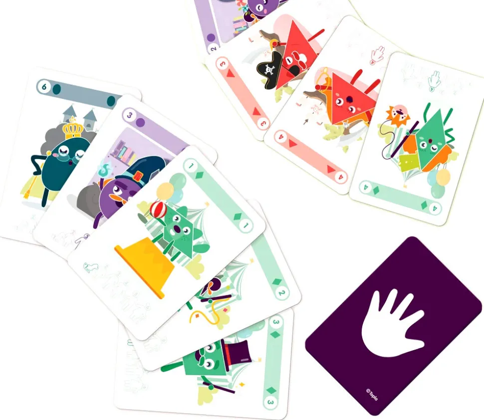 Top family : jeu des 7 familles géométrie