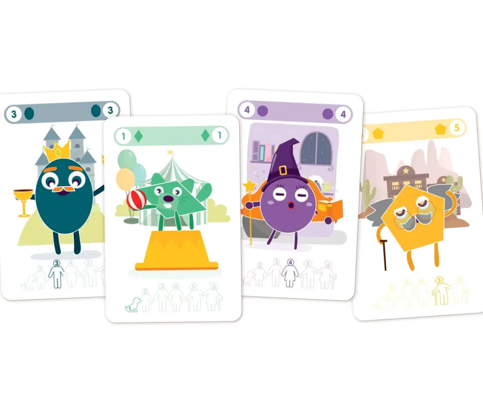 Top family : jeu des 7 familles géométrie