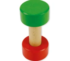 Totem bicolore en bois 10 cm - Feu de signalisation