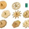 Toupie en bois à colorier 7 cm