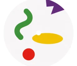 Toupie géante 15 cm mélange de couleurs