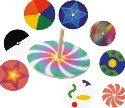 Toupie géante 15 cm mélange de couleurs