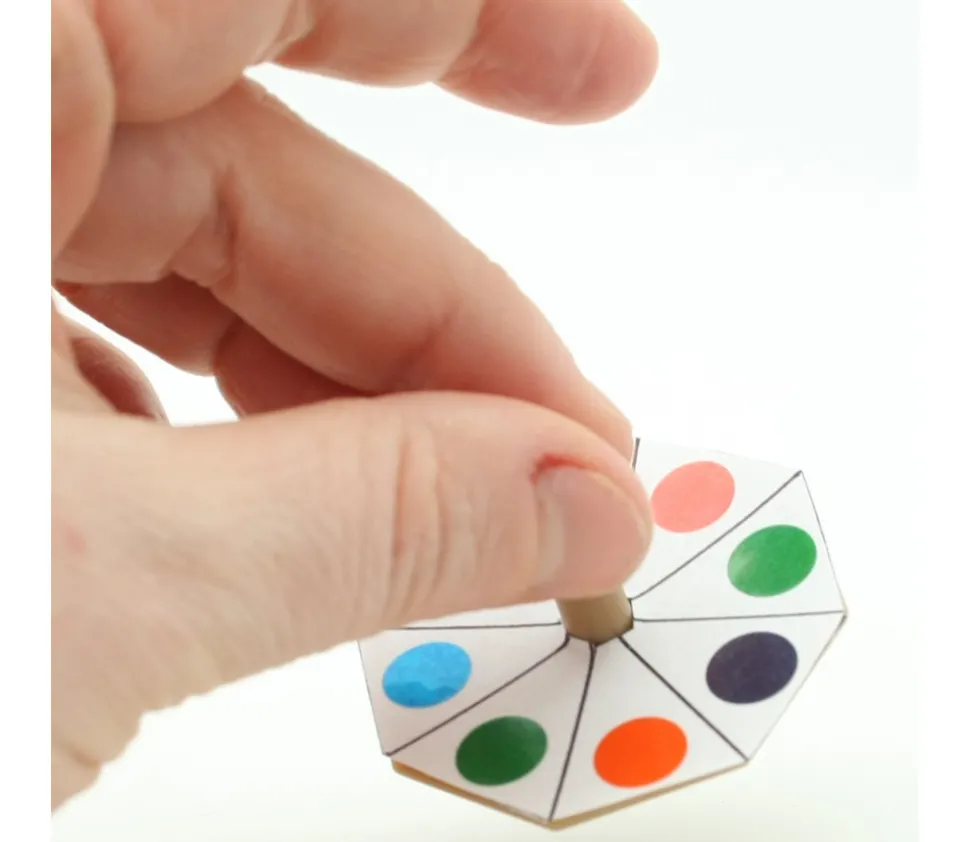 Toupie octogonale personnalisable 4.7 x 4 cm