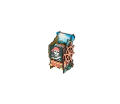Tour lanceur de dés Pirate 14 cm en bois