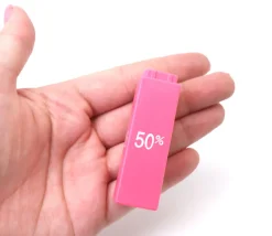 Tours des équivalences fractions - 51 cubes encastrables