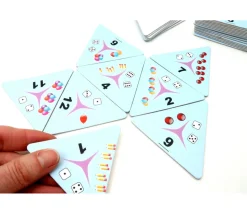 Tri-dominos de 1 à 12 - chiffres, points et objets