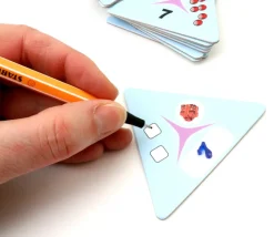 Tri-dominos de 1 à 12 - chiffres, points et objets