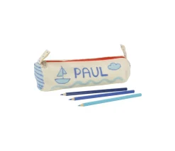 Trousse à personnaliser 23 cm avec fermeture éclair