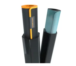 Tube plastique de rangement noir 38 cm