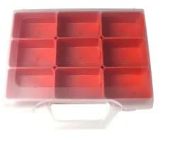 Valisette A5 avec 9 bacs amovibles en plastique