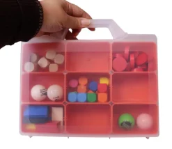 Valisette A5 avec 9 bacs amovibles en plastique