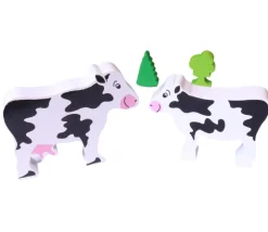 Veau en bois 75 x 35 x 15 mm