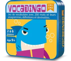 Vocadingo CM1 CM2 - jeu vocabulaire et orthographe basé sur les anagrammes