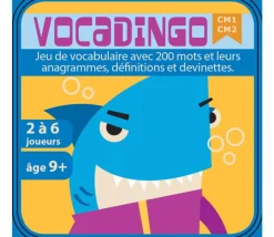 Vocadingo CM1 CM2 - jeu vocabulaire et orthographe basé sur les anagrammes