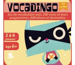 Vocadingo CP au CM1 - jeu vocabulaire et orthographe basé sur les anagrammes