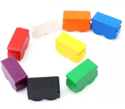 Wagon train 18x12x8 mm pion de jeux en bois à l'unité