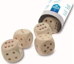 YAMS GARDEN : 5 Dés géants en bois 55 mm