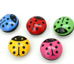 Yoyo coccinelle en bois à l'unité 5,6 cm
