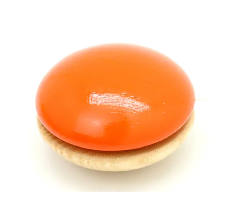 Yoyo en bois Bicolore à l'unité 5,6 cm