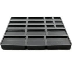 Zacabox - 18 compartiments modulaires avec couvercle - Sabot de rangement pour boite de jeu